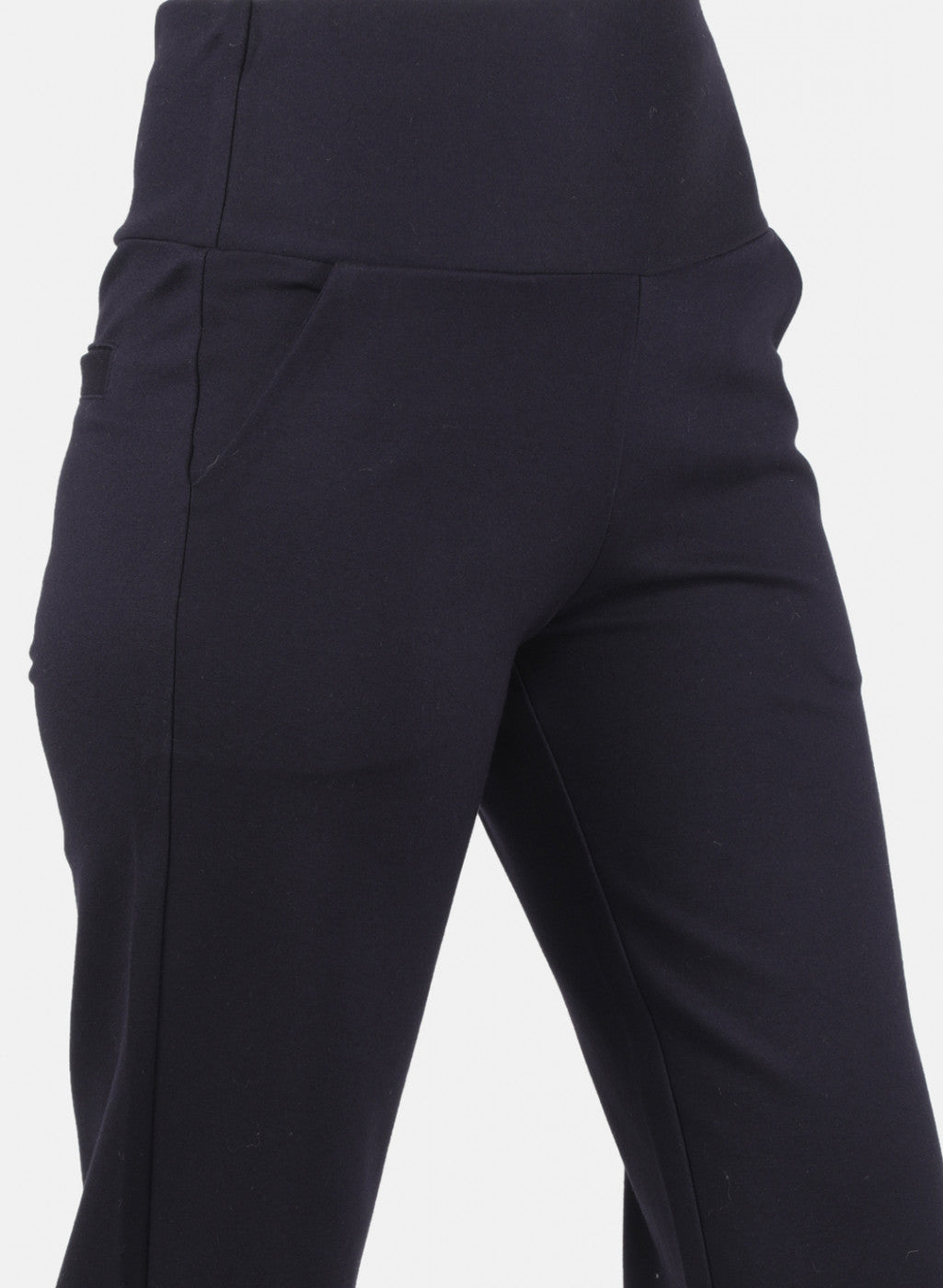 Women Navy Blue Solid Jegging