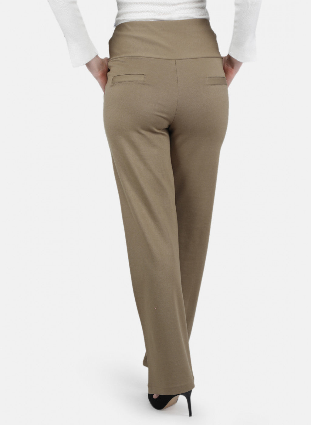 Women Beige Solid Jegging