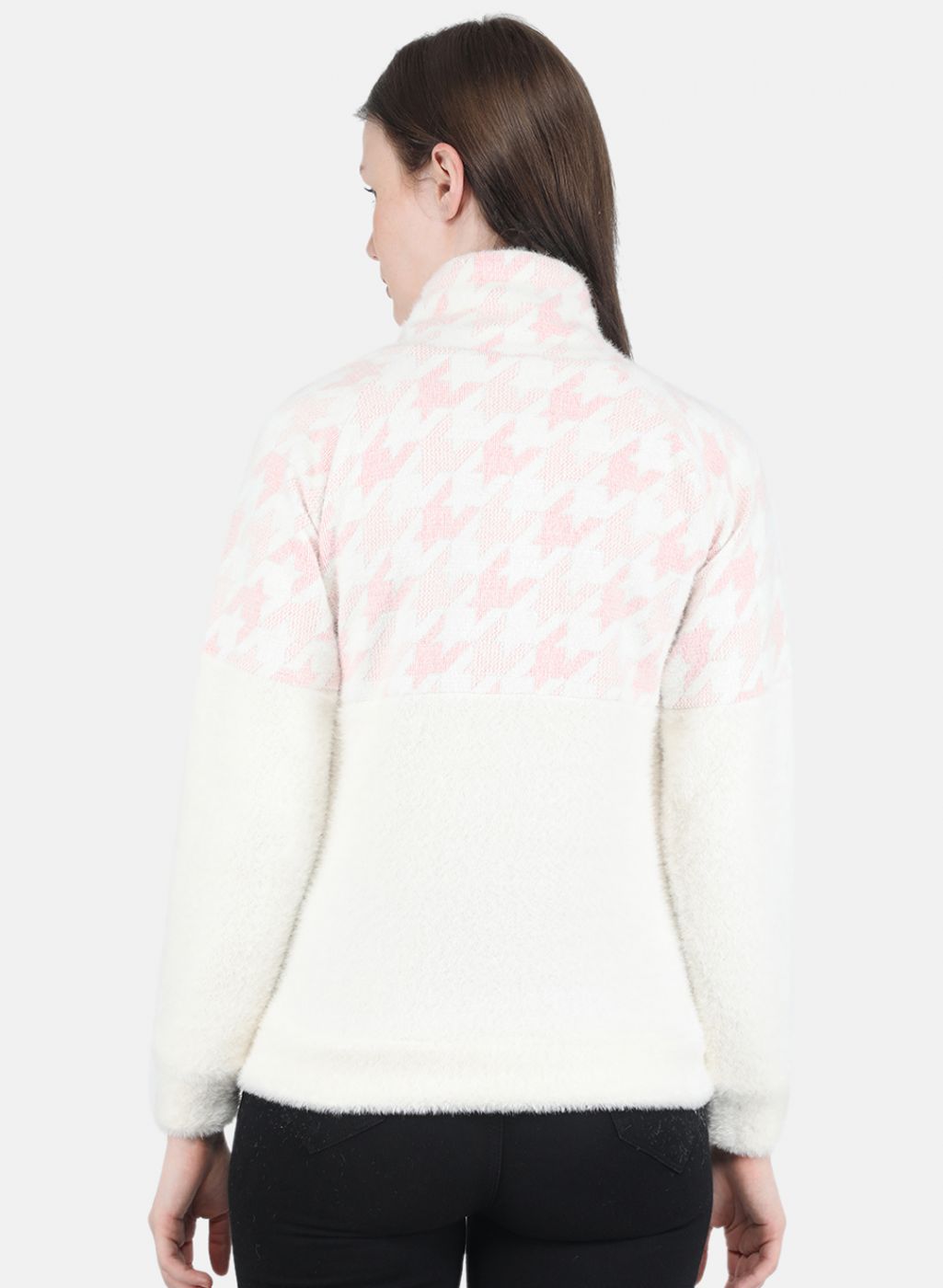 Women Pink Printed Sweatshirt