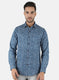 Men Blue Printed Shirt