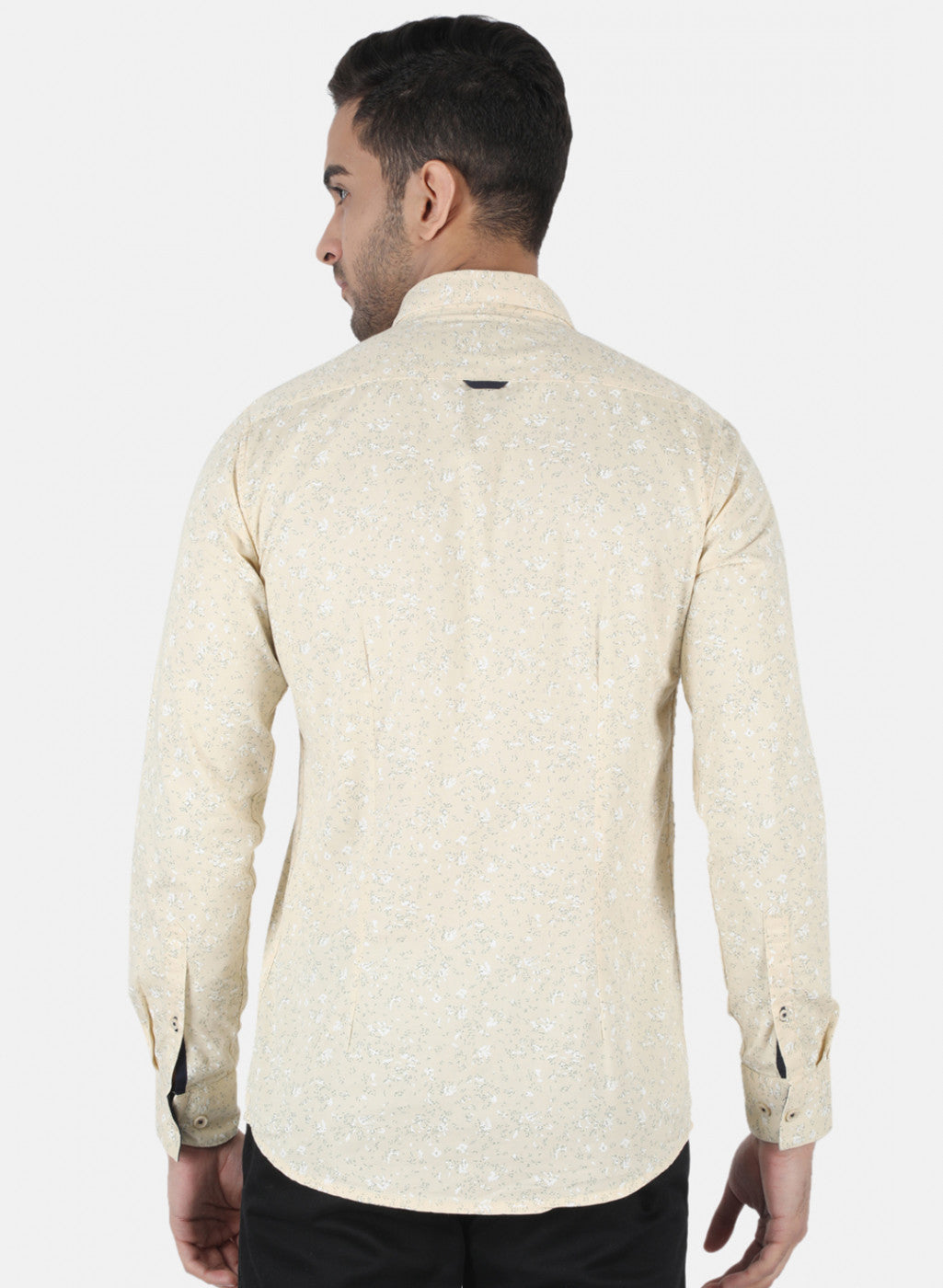 Men Beige Printed Shirt