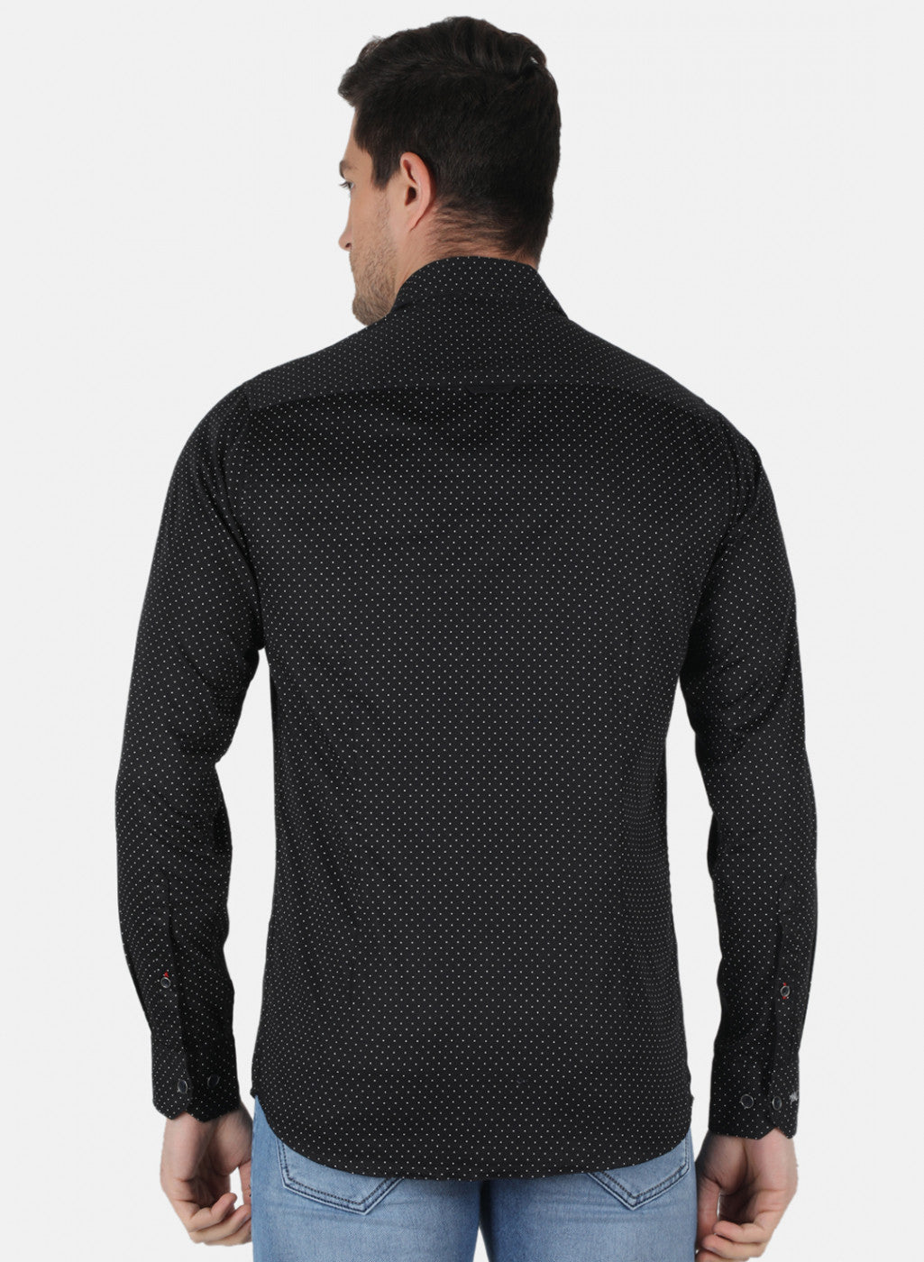 Men Black Printed Shirt