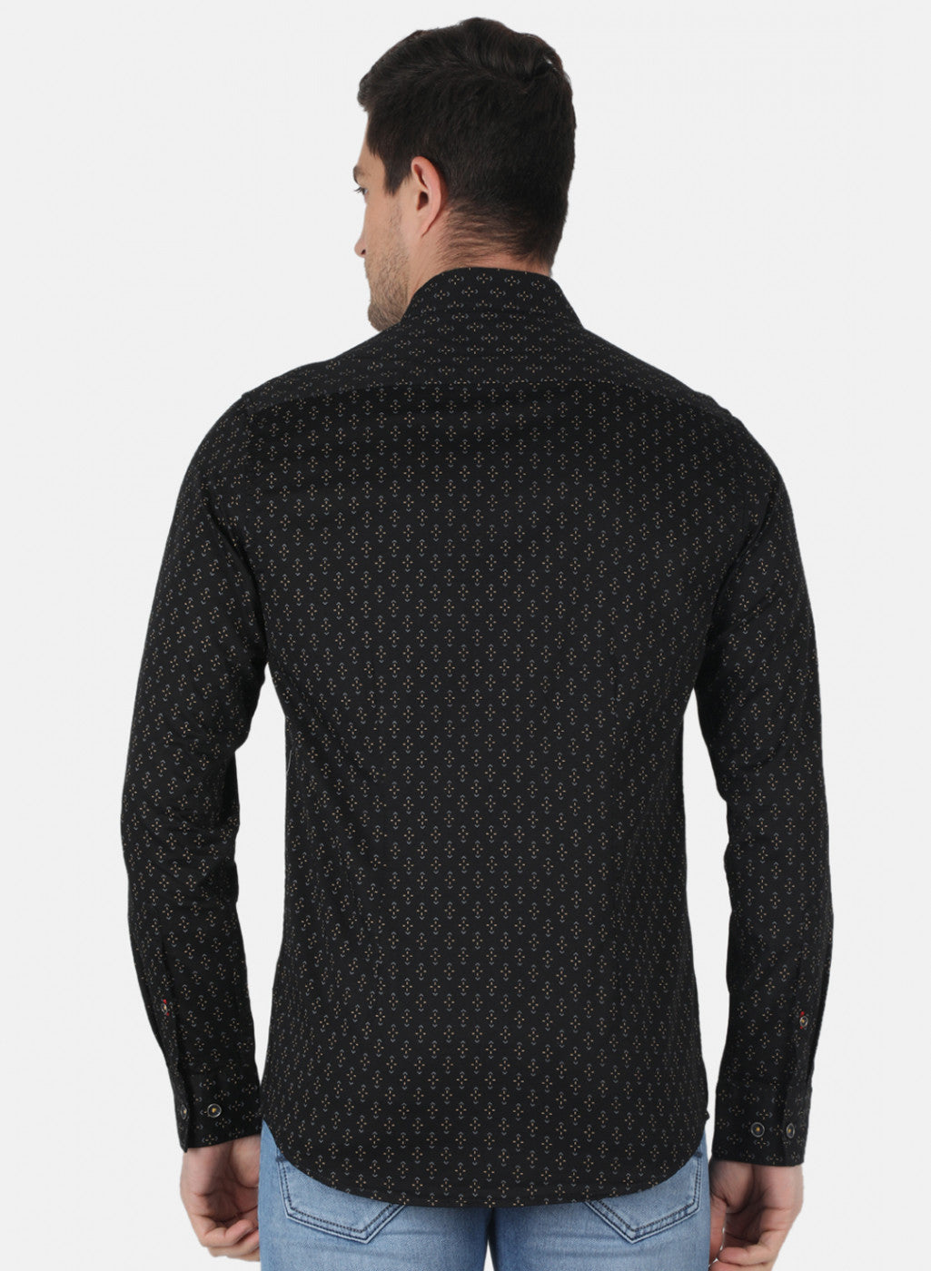 Men Black Printed Shirt