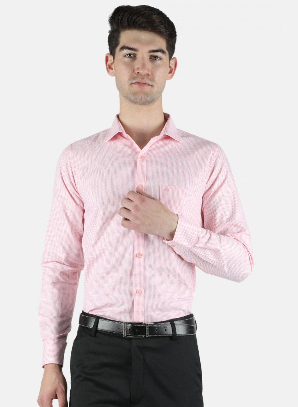 Men Pink Printed Shirt