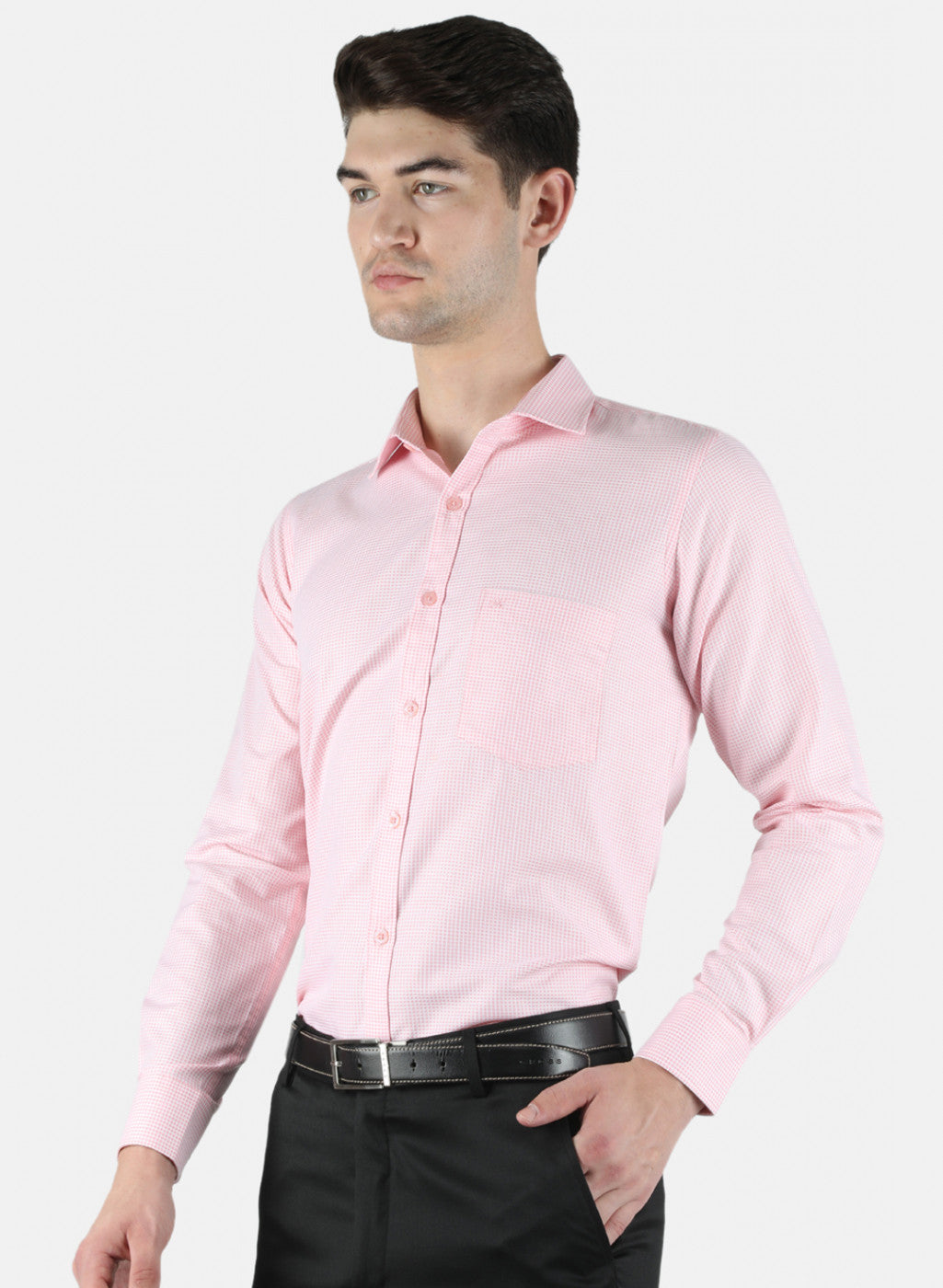 Men Pink Printed Shirt