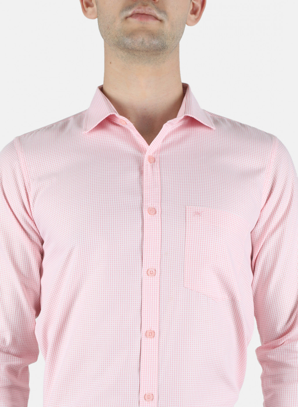 Men Pink Printed Shirt