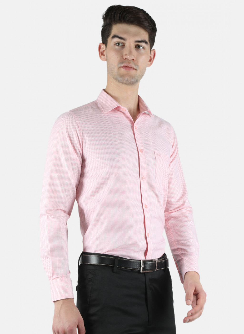 Men Pink Printed Shirt