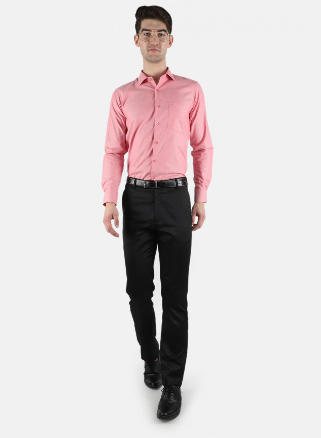 Men Pink Printed Shirt