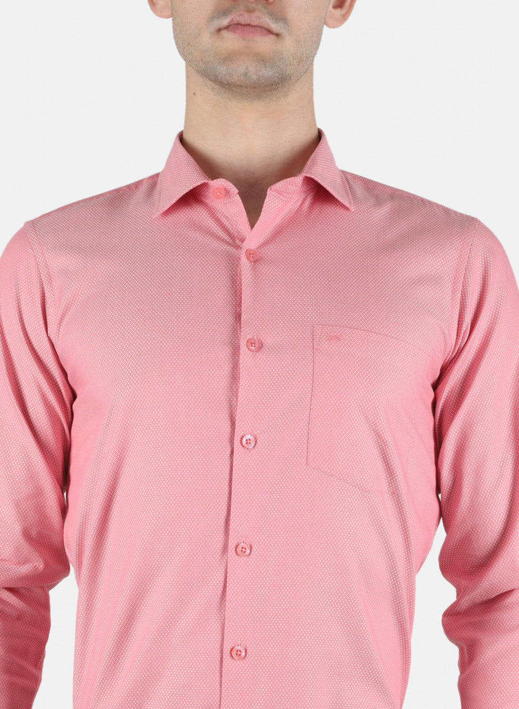 Men Pink Printed Shirt