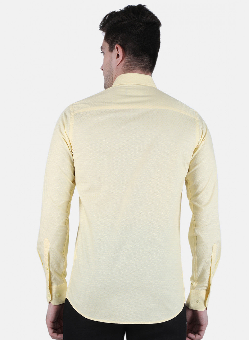 Men Yellow Printed Shirt