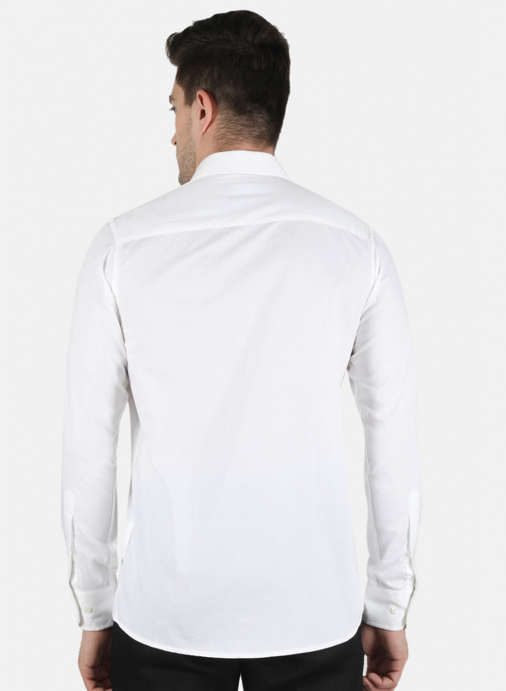 Men White Printed Shirt