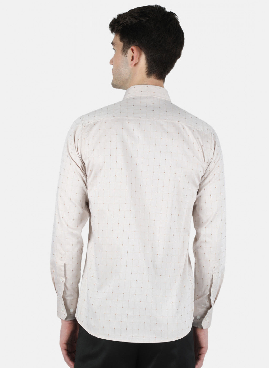 Men Beige Printed Shirt