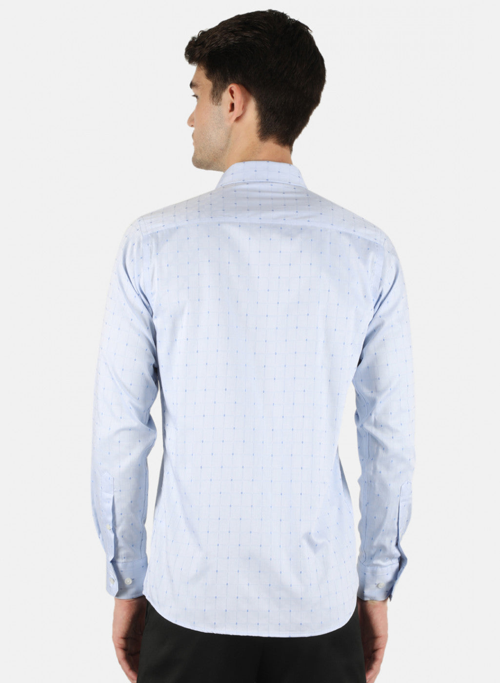 Men Blue Printed Shirt