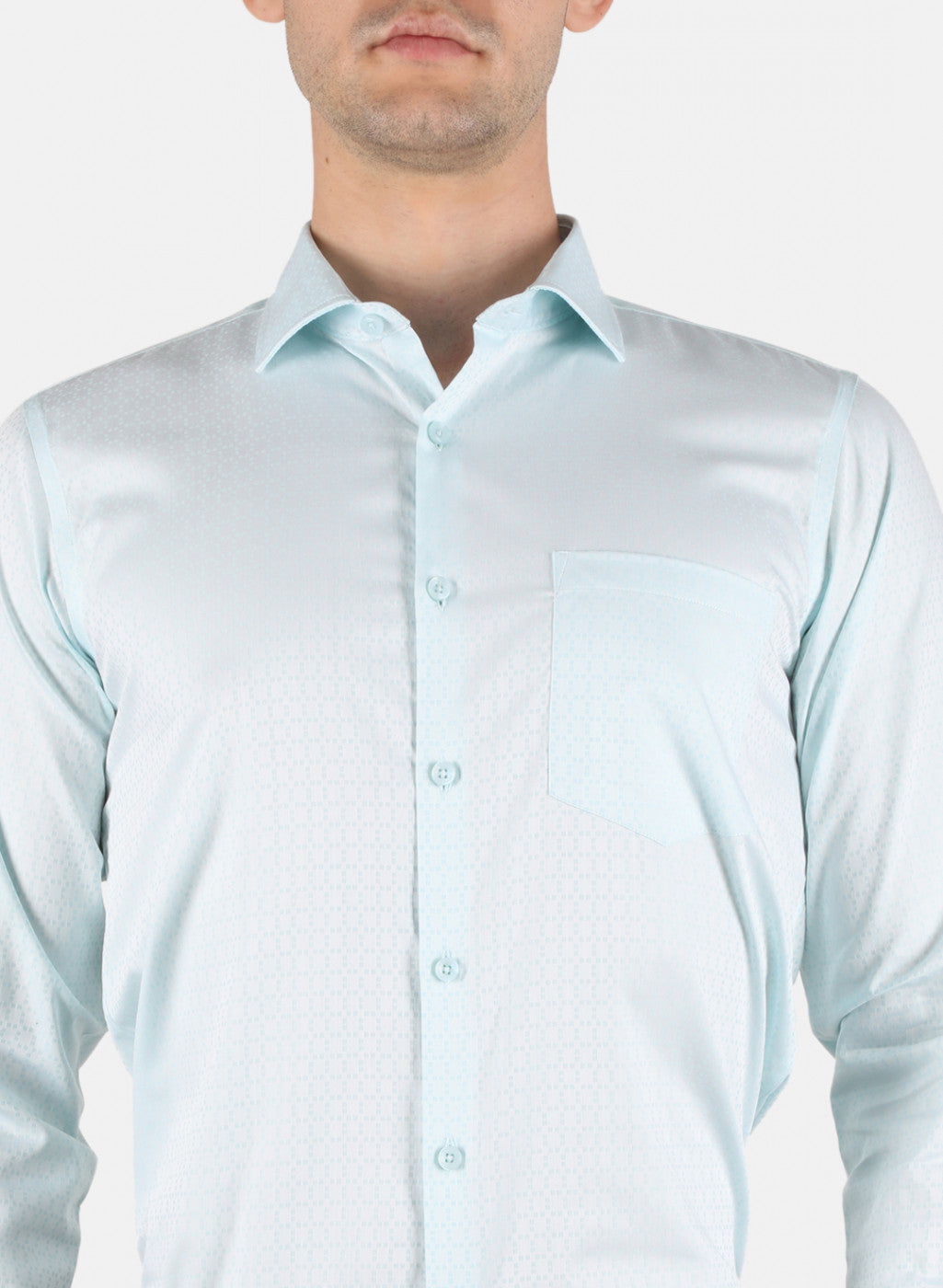 Men Blue Printed Shirt