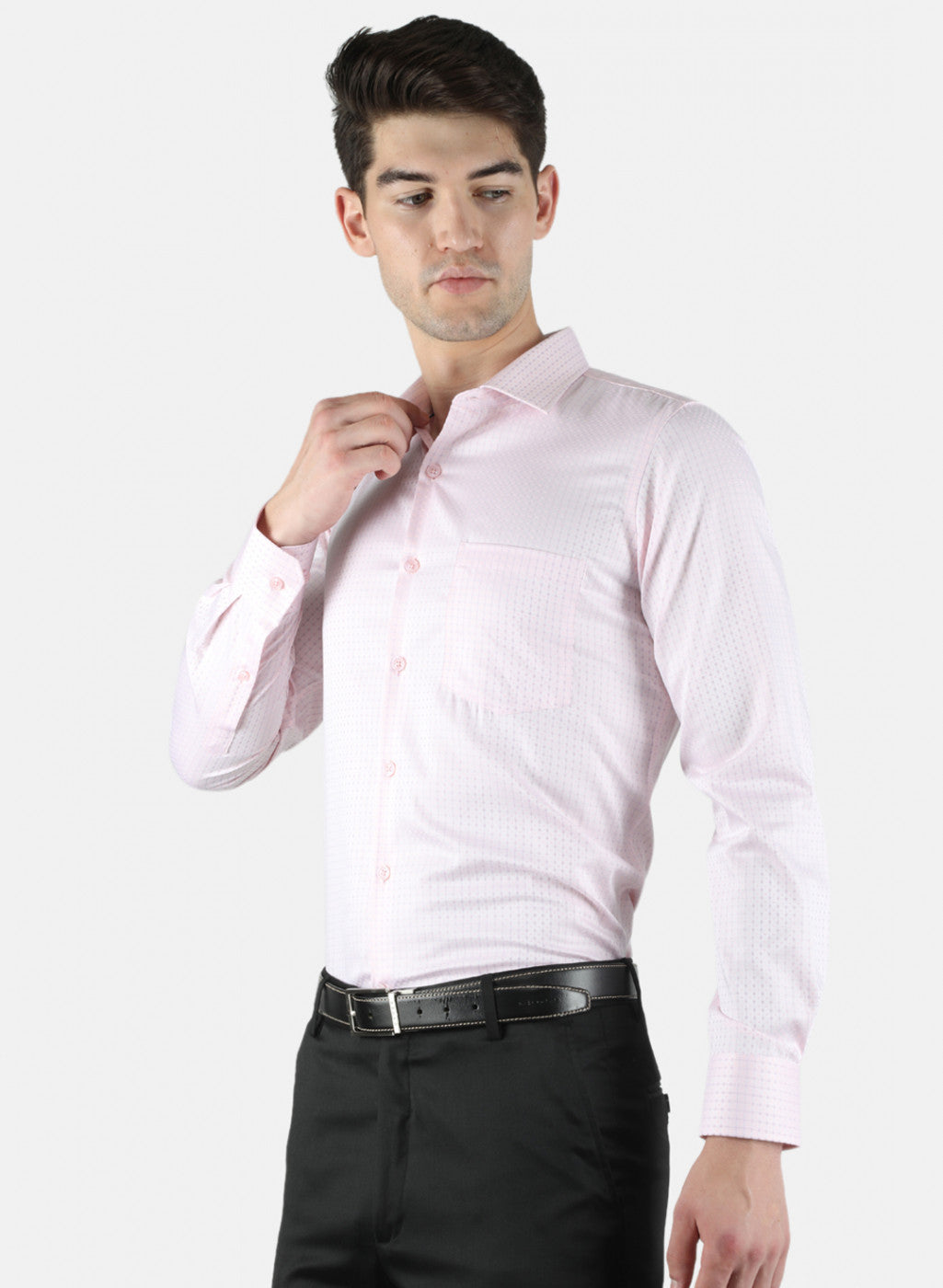 Men Pink Printed Shirt