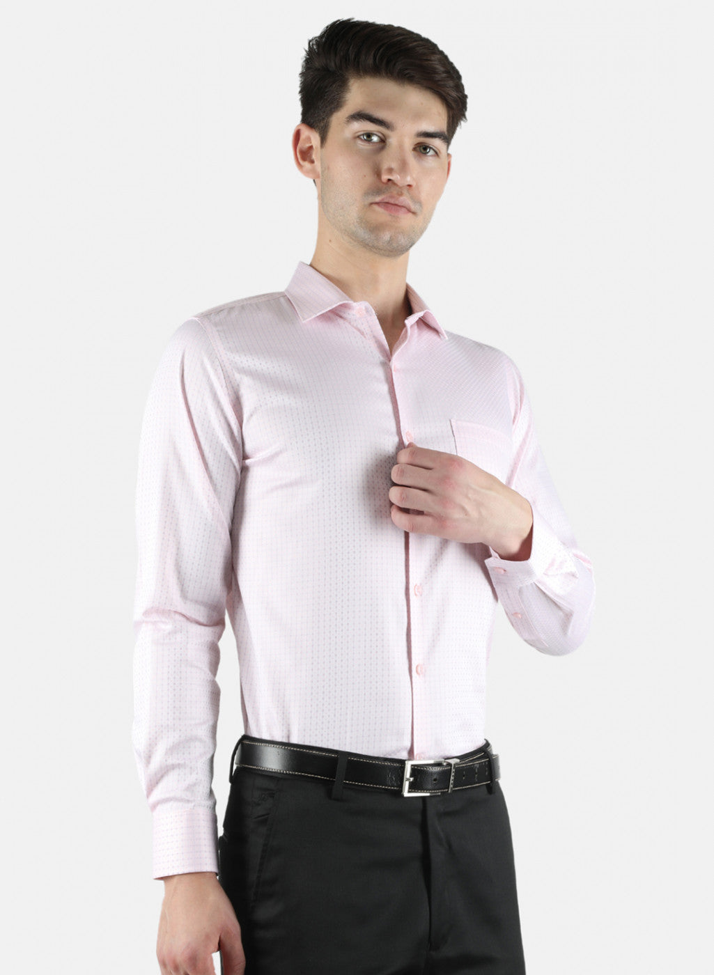 Men Pink Printed Shirt