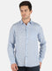 Men Blue Printed Shirt