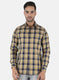 Men Mustard Printed Shirt