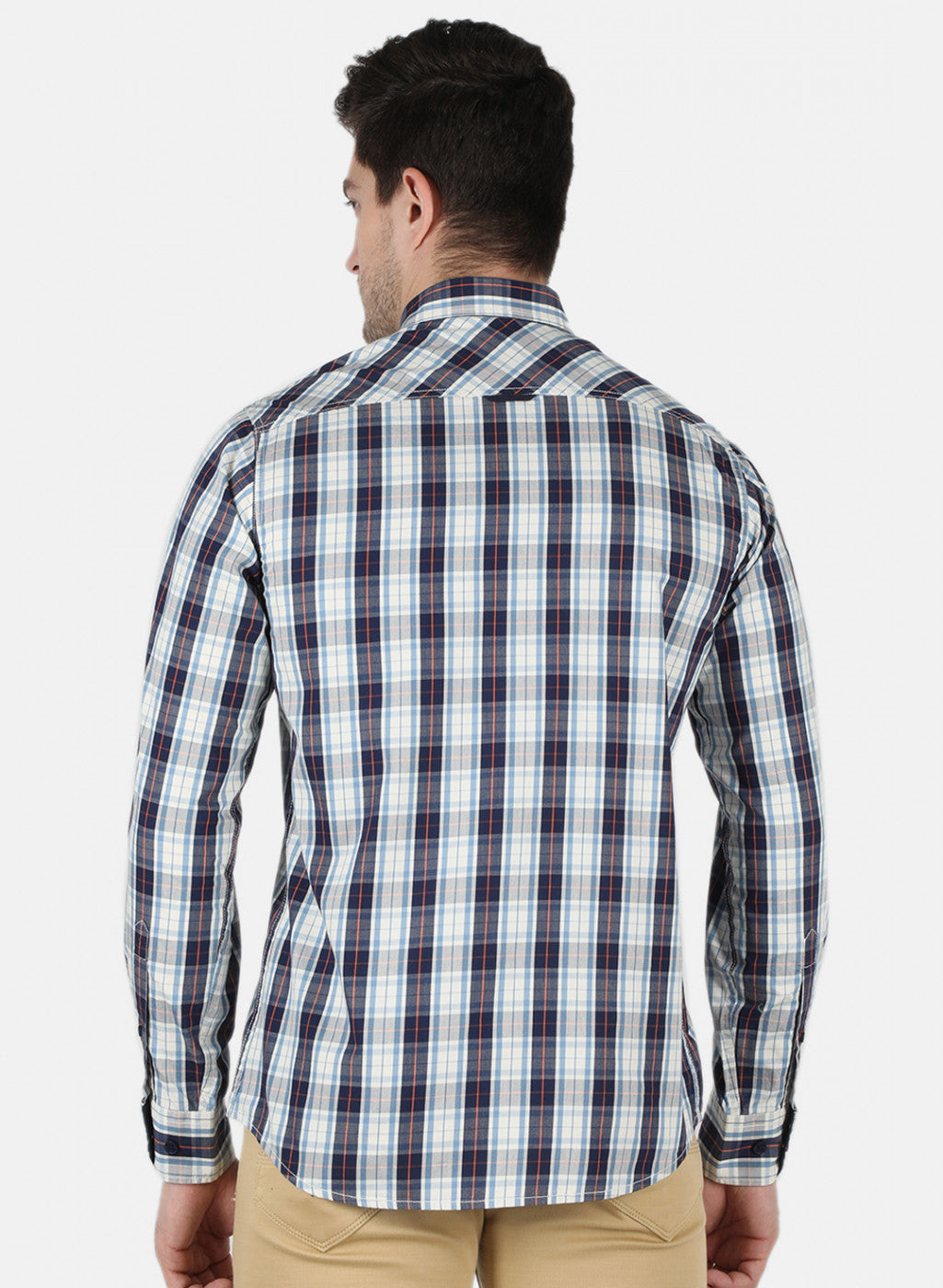 Men Multicolor Check Shirt