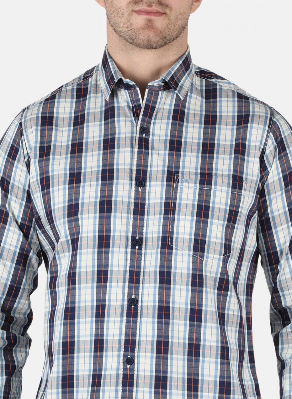 Men Multicolor Check Shirt