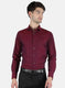 Men Maroon Printed Shirt