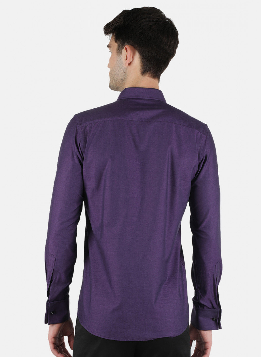 Men Purple Printed Shirt