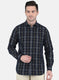 Men Black Check Shirt