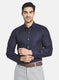 Men NAvy Blue Printed Shirt