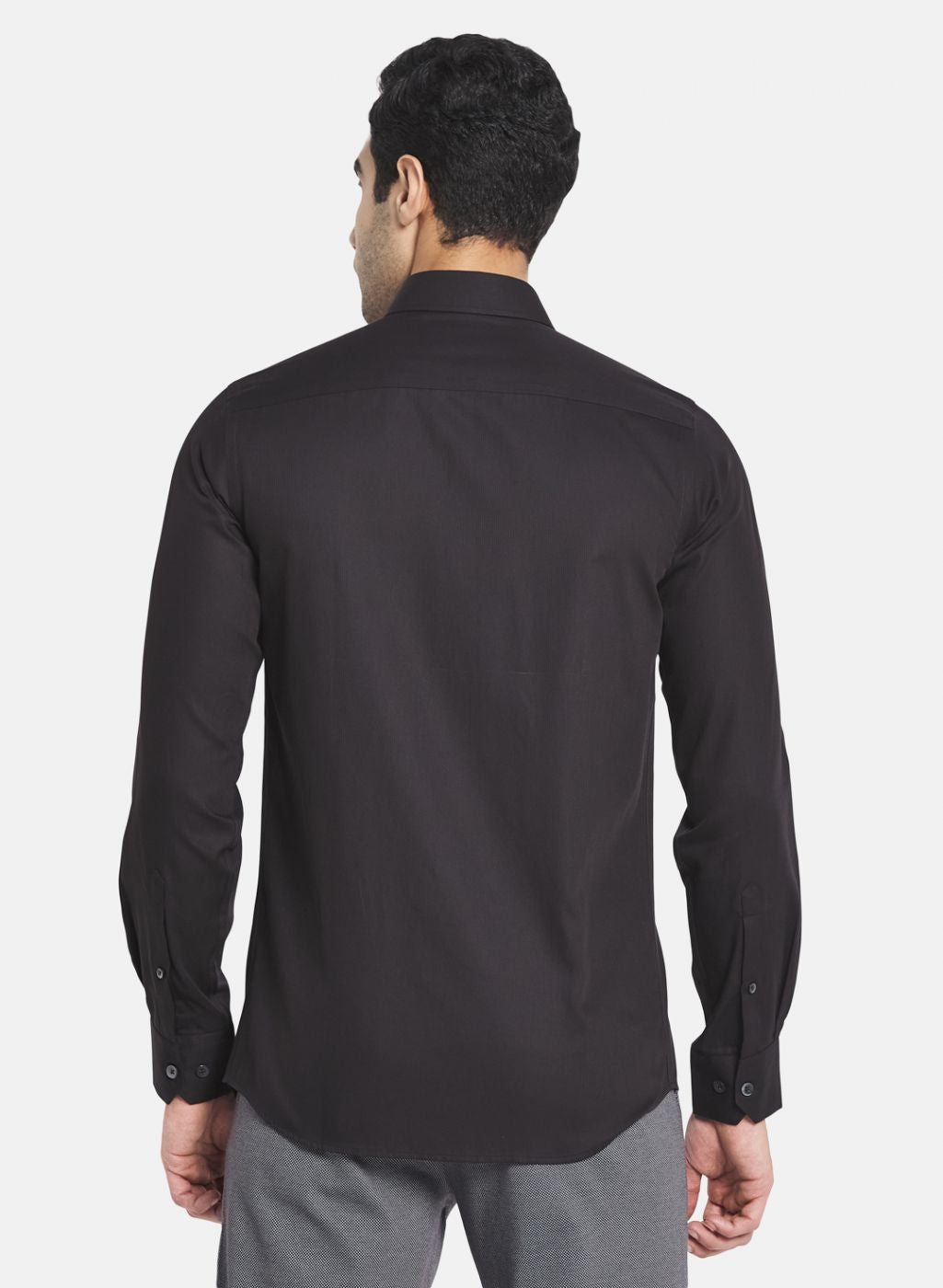 Men Black Printed Shirt