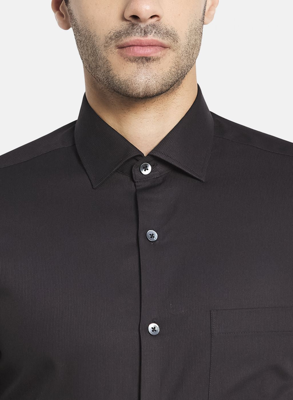 Men Black Printed Shirt