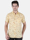 Men Yellow Printed Shirt