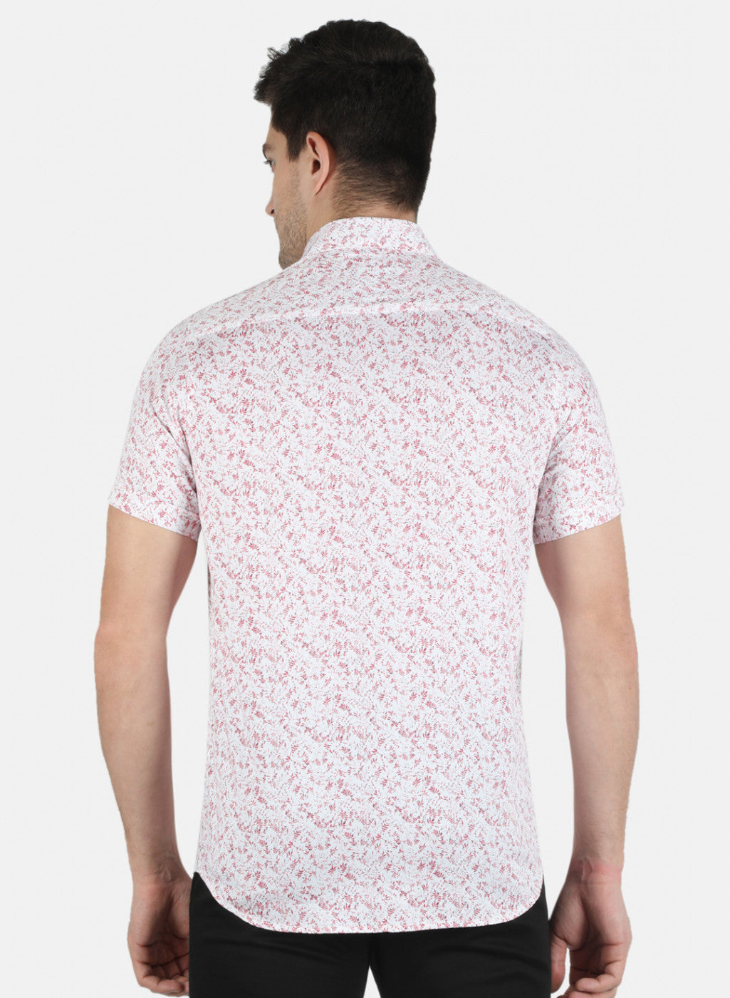 Men Red Printed Shirt