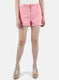 Women Pink Plain Short