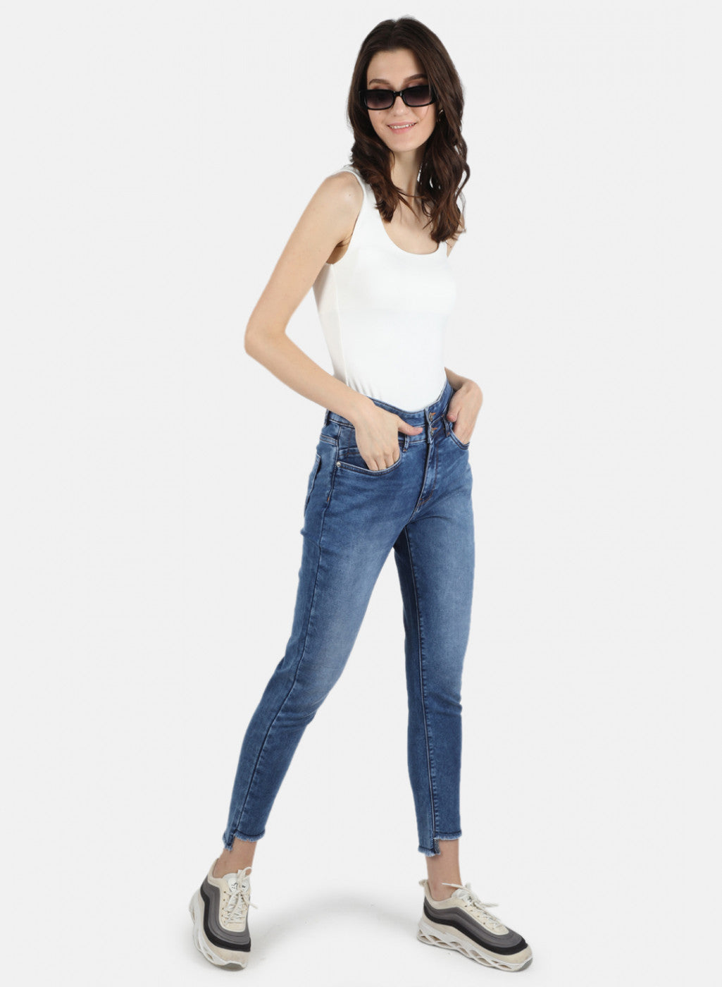 Women Blue Slim Fit Denim