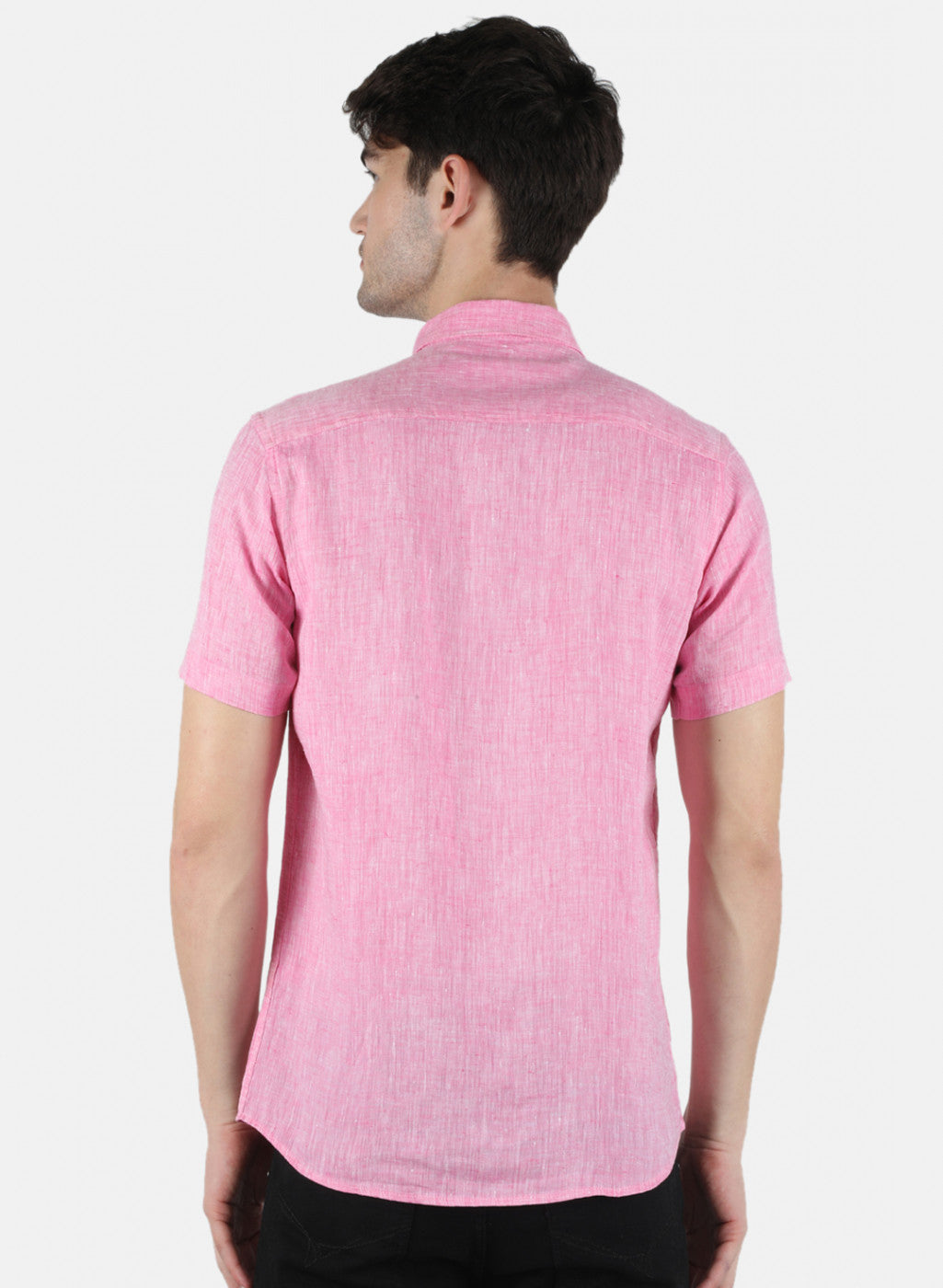 Men Pink Solid Shirt