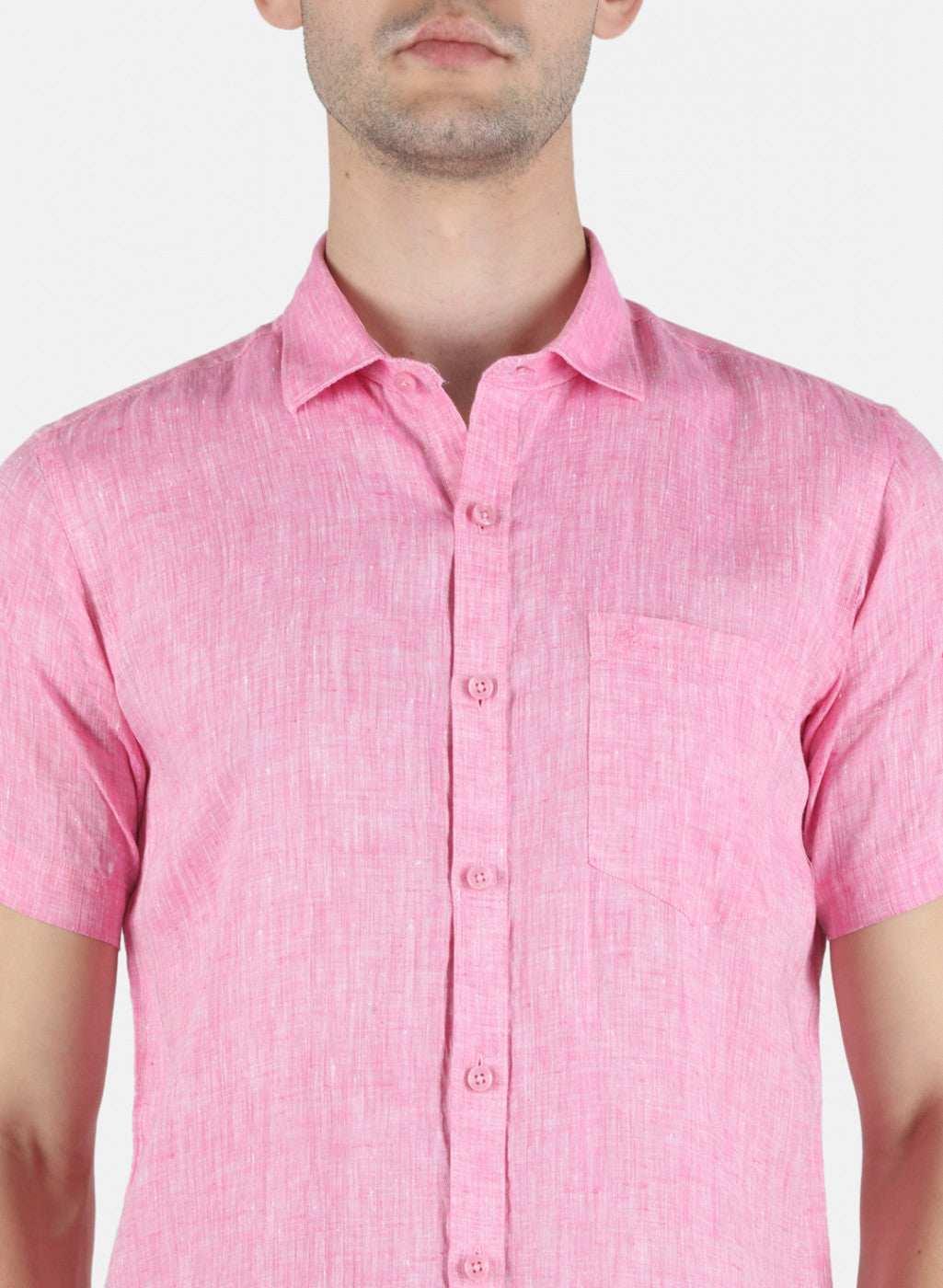 Men Pink Solid Shirt