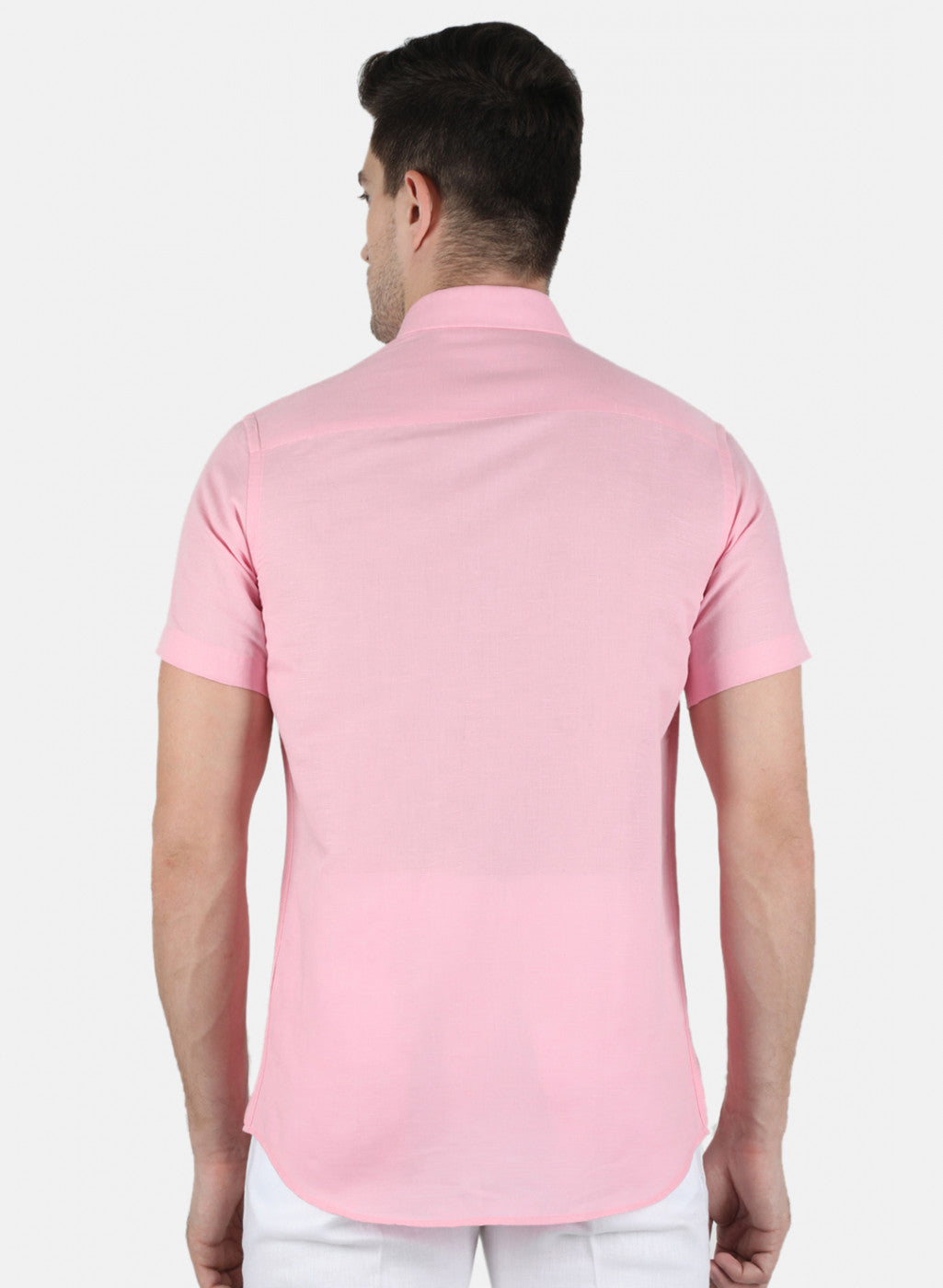 Men Pink Solid Shirt