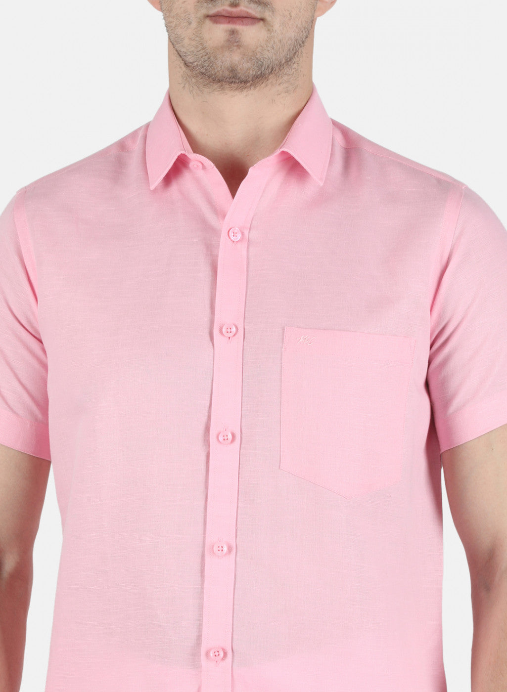 Men Pink Solid Shirt