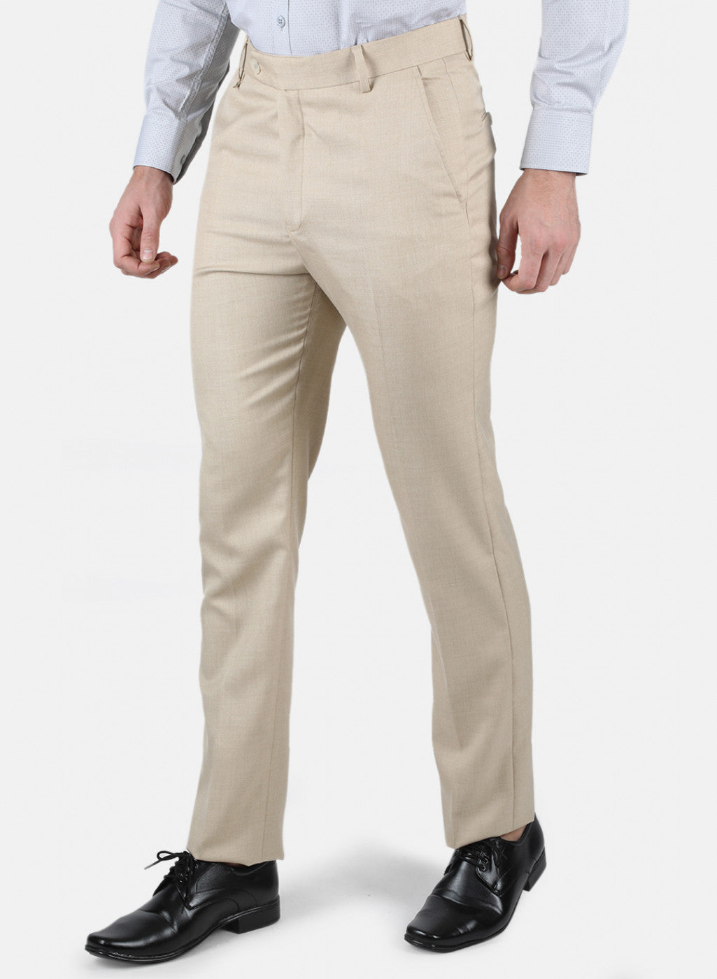 Men Khaki Regular Fit Trouser