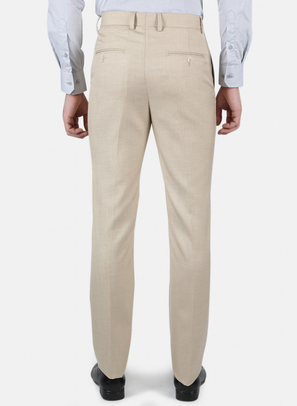 Men Khaki Regular Fit Trouser