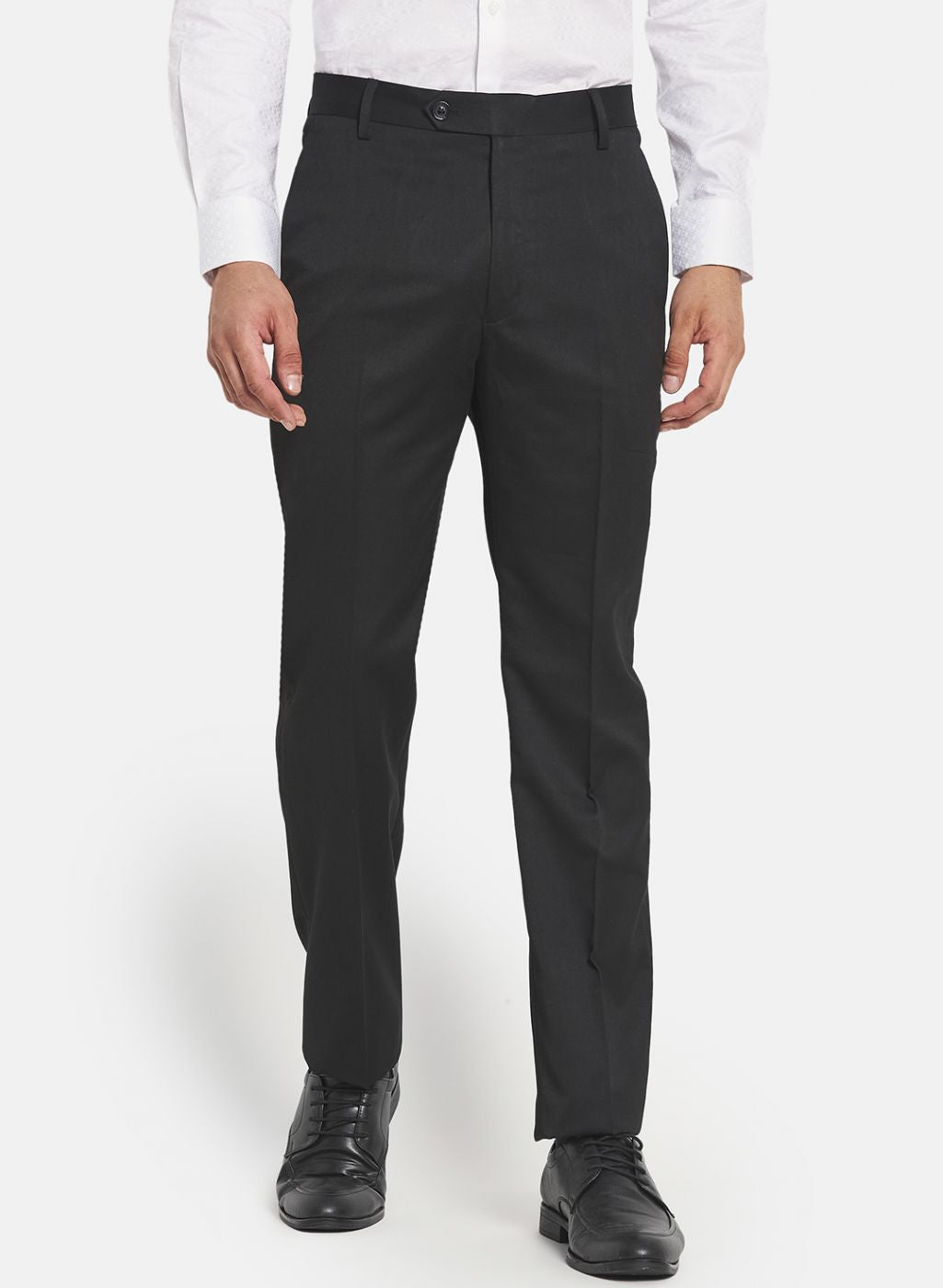 Men Black Slim Fit Trouser