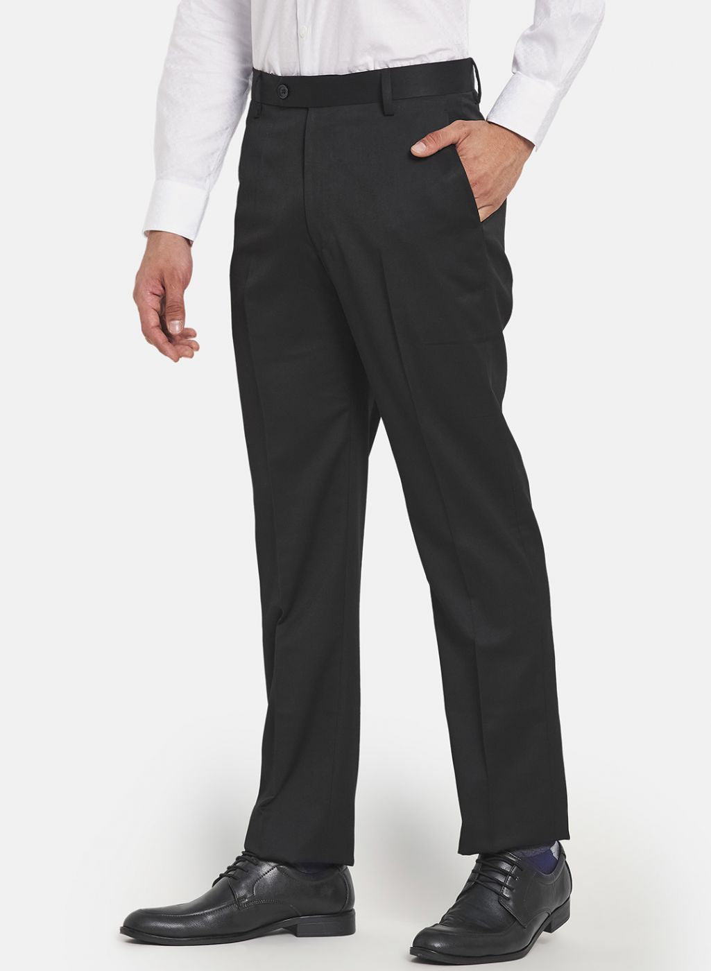 Men Black Slim Fit Trouser