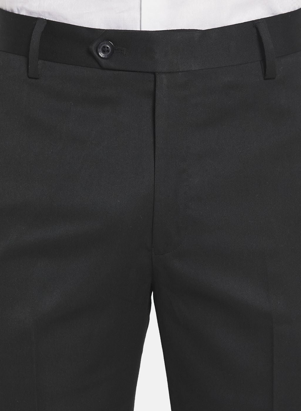 Men Black Slim Fit Trouser