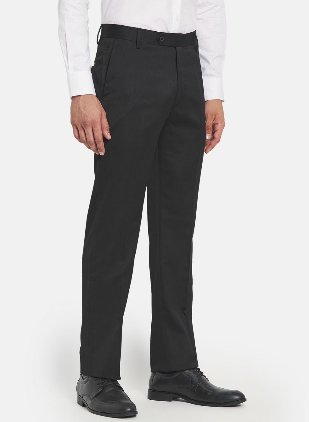 Men Black Slim Fit Trouser