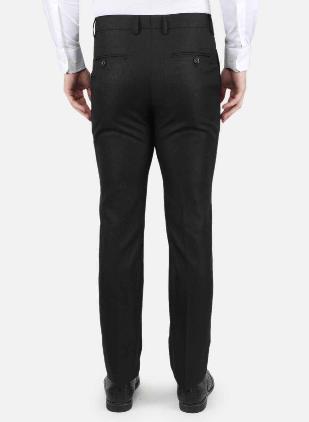 Men Black Slim Fit Trouser