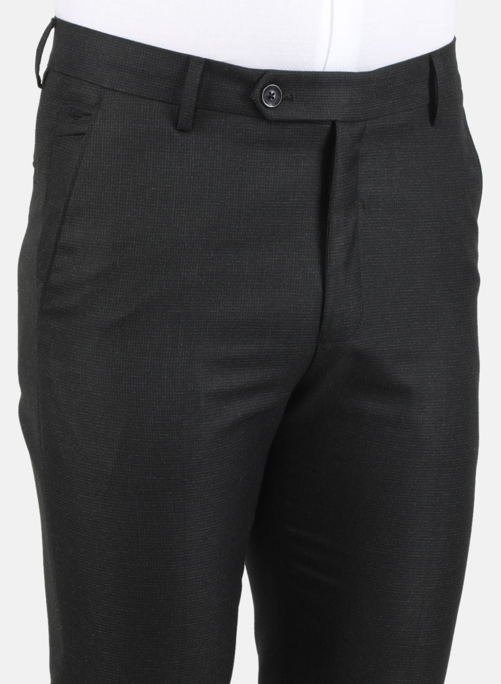 Men Black Slim Fit Trouser