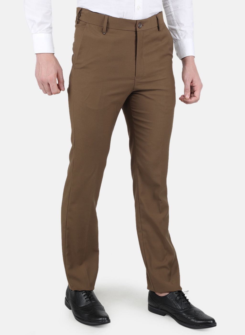 Buy Louis Philippe Brown Trousers Online - 341998 | Louis Philippe