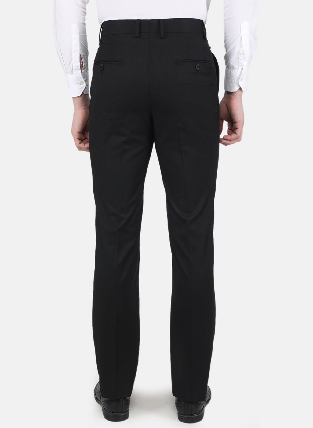 Men Black Smart Fit Trouser