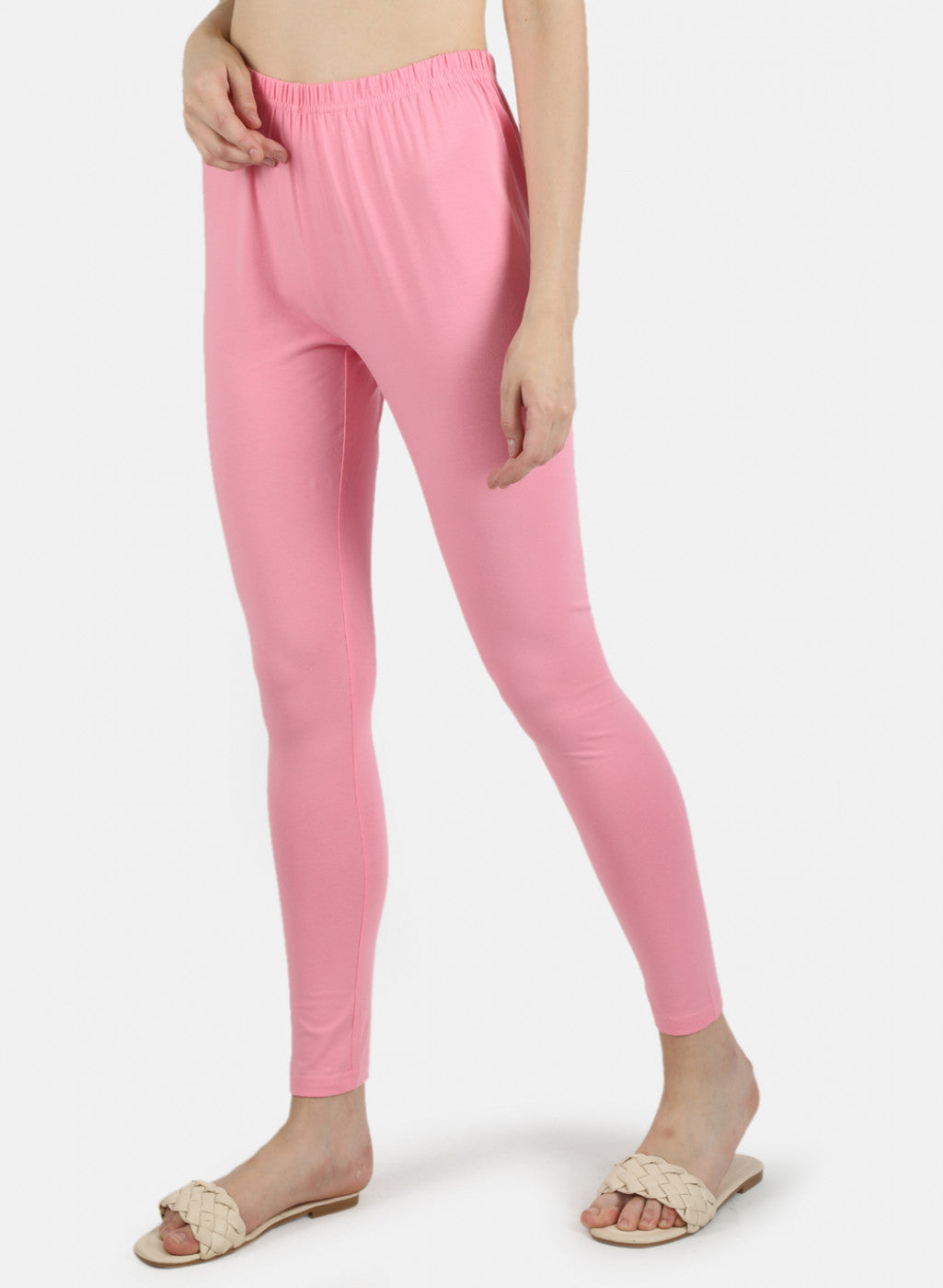 Pink Solid Color Casual Leggings, Premium Luxury Designer Women's Tights-Made  in USA/EU | Leggings casual, Colorful fashion, Fashion tights