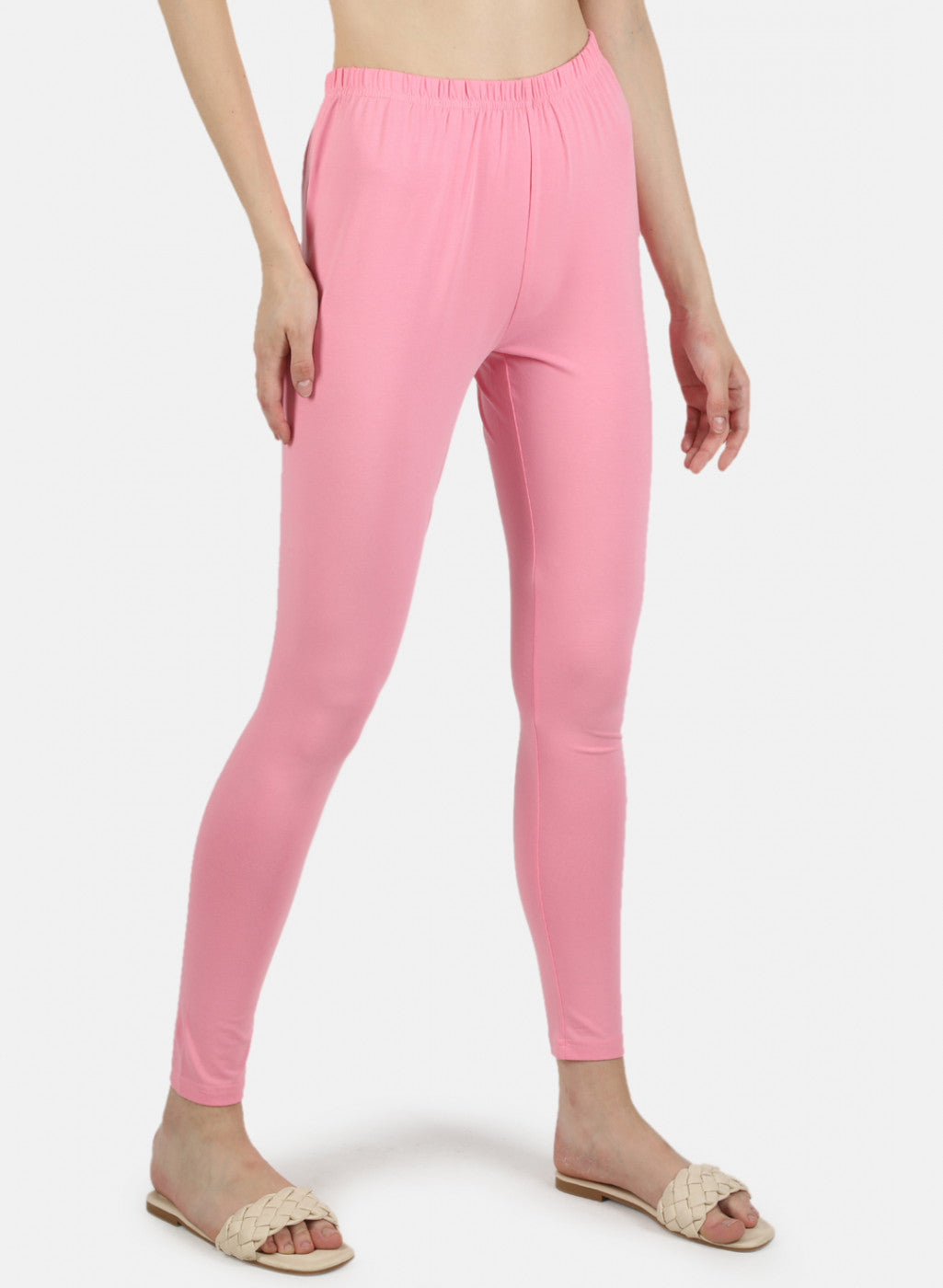 Buy online Pink Solid Legging from Capris & Leggings for Women by Kex for  ₹349 at 56% off | 2024 Limeroad.com